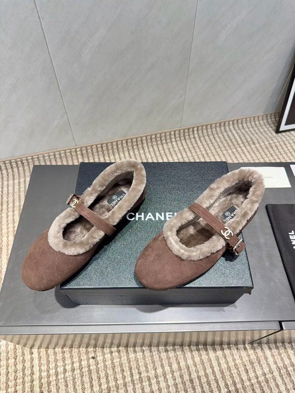 Балетки на меху зимние фото 2