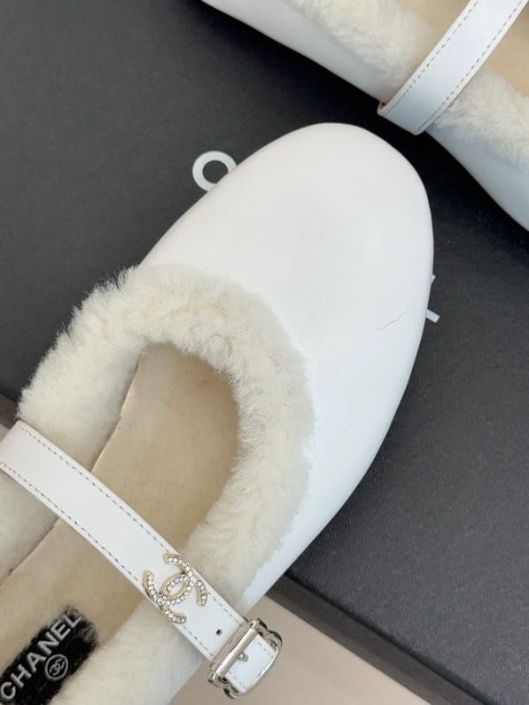 Балетки на меху зимние фото 3