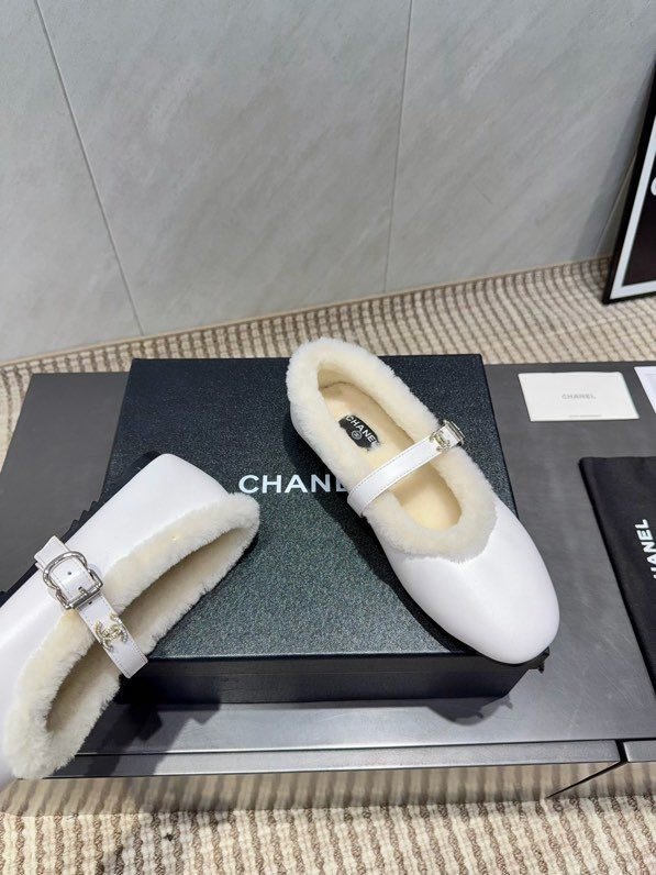 Балетки на меху зимние фото 3