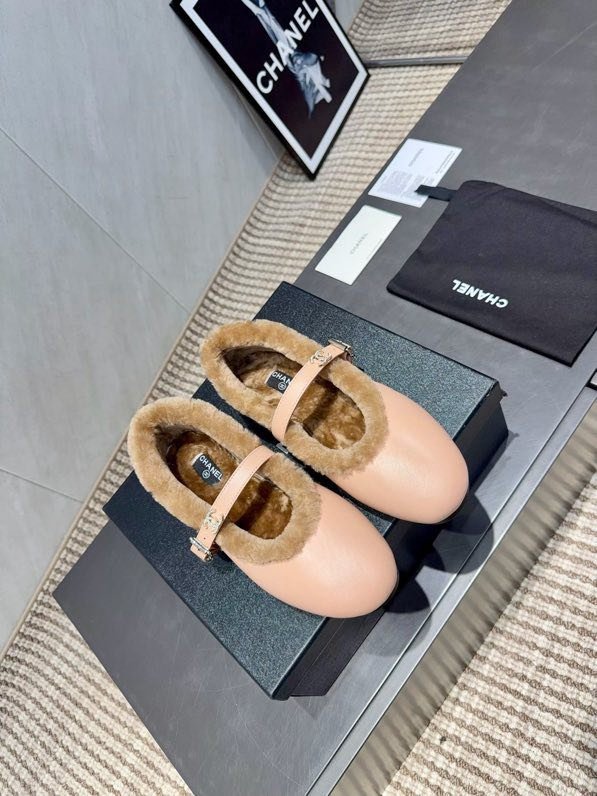 Балетки на меху зимние фото 3