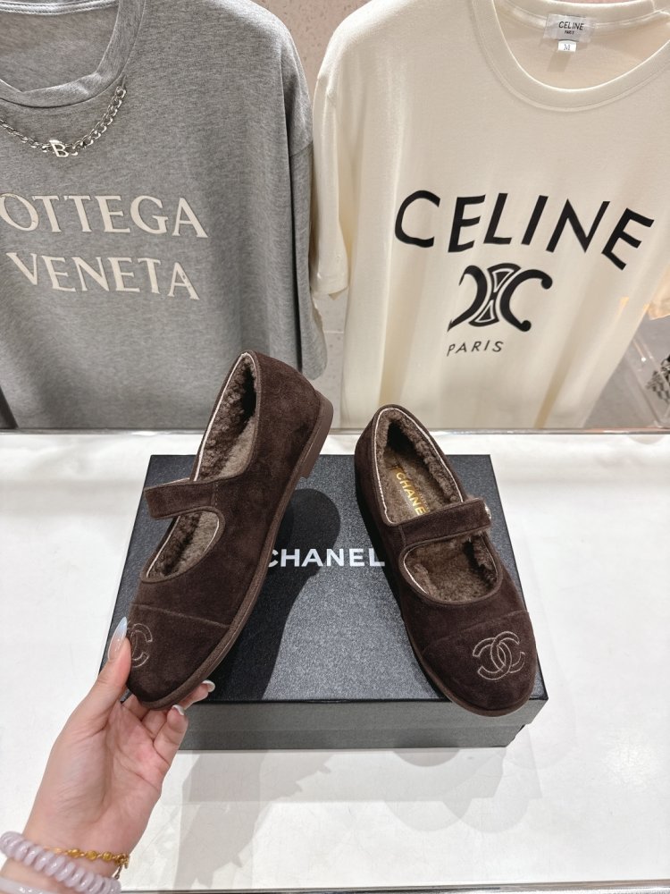 Балетки на хутрі зимові фото 4