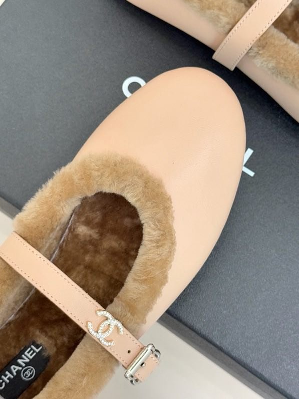 Балетки на меху зимние фото 4