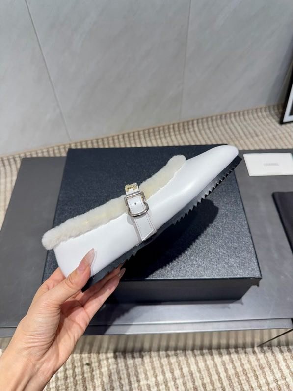 Балетки на меху зимние фото 5