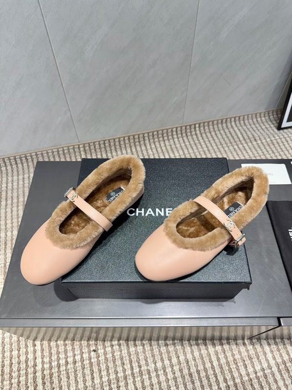 Балетки на меху зимние фото 5