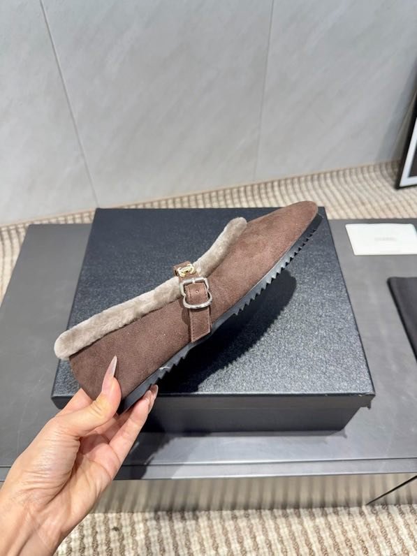 Балетки на меху зимние фото 5