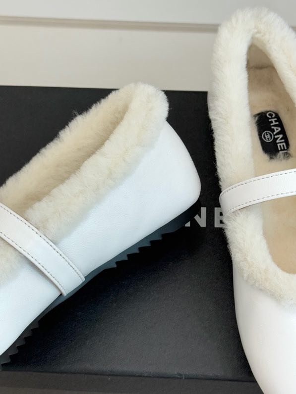 Балетки на меху зимние фото 6