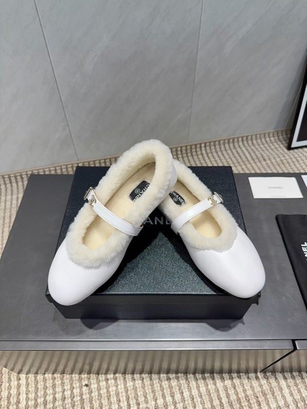 Балетки на меху зимние фото 6