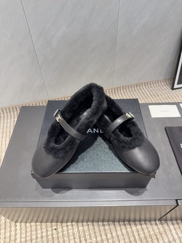 Балетки на меху зимние фото 6