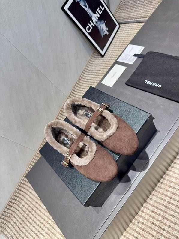 Балетки на меху зимние фото 6