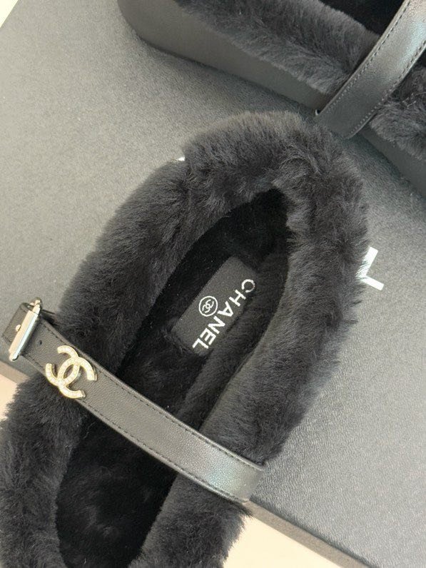 Балетки на меху зимние фото 7