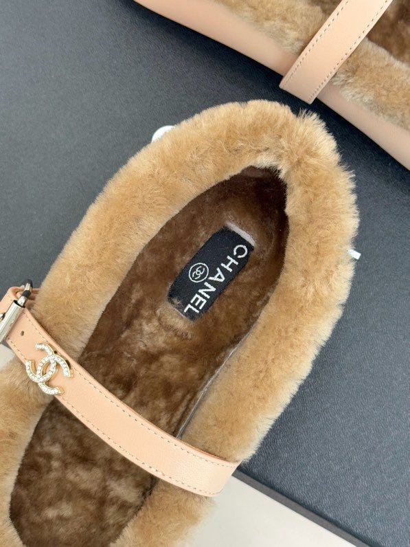 Балетки на меху зимние фото 7