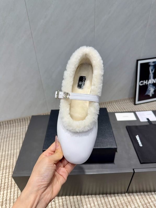 Балетки на меху зимние фото 7