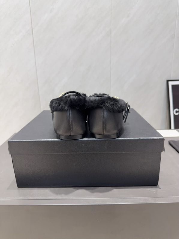 Балетки на меху зимние фото 7