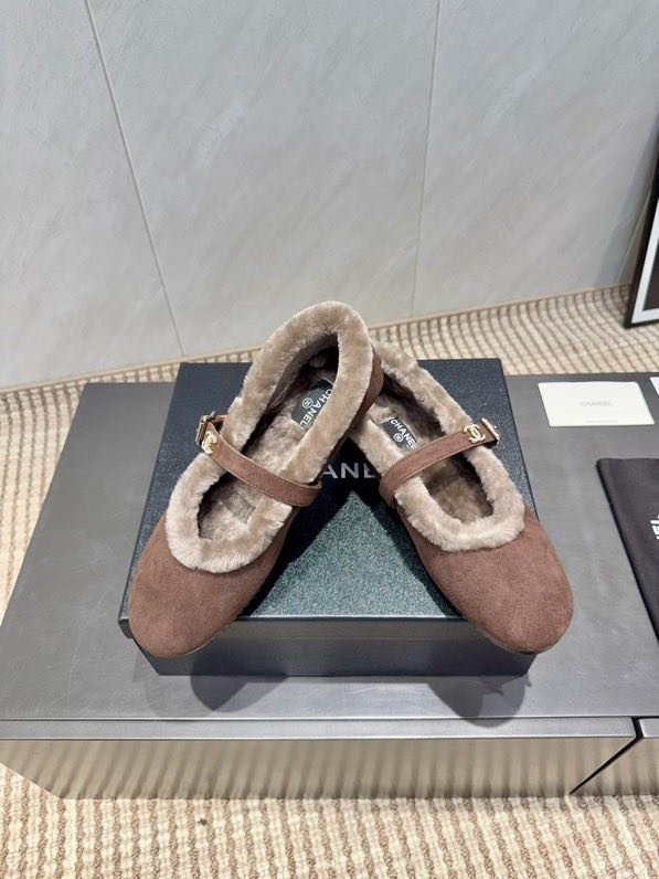 Балетки на меху зимние фото 7