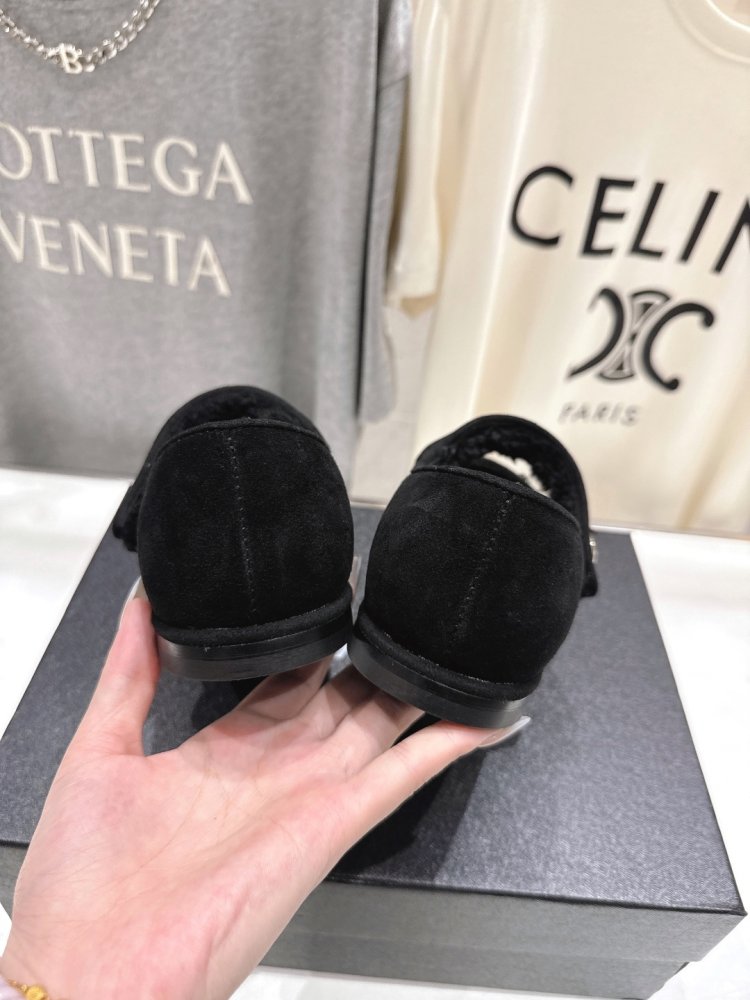 Балетки на хутрі зимові фото 8