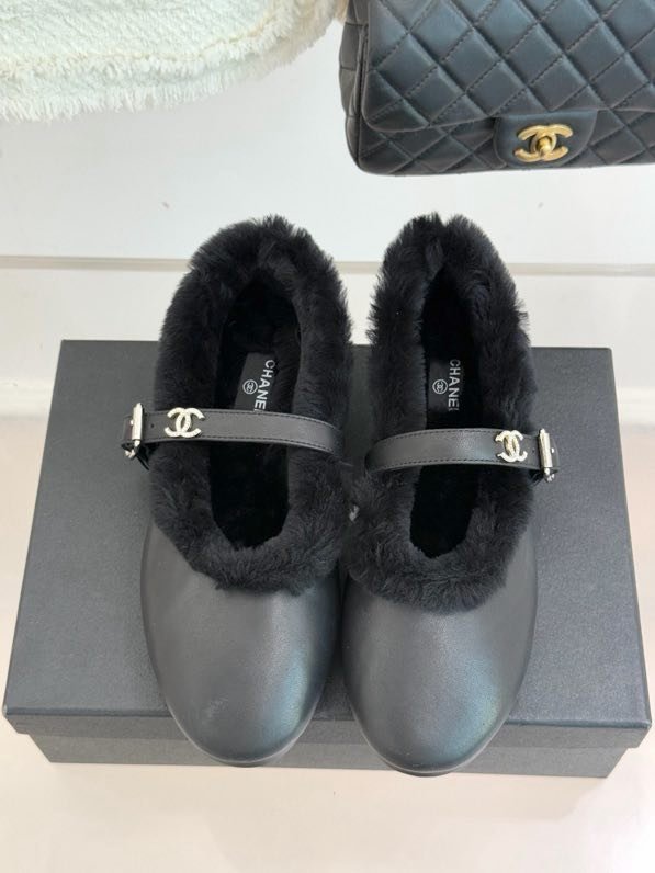 Балетки на меху зимние фото 8