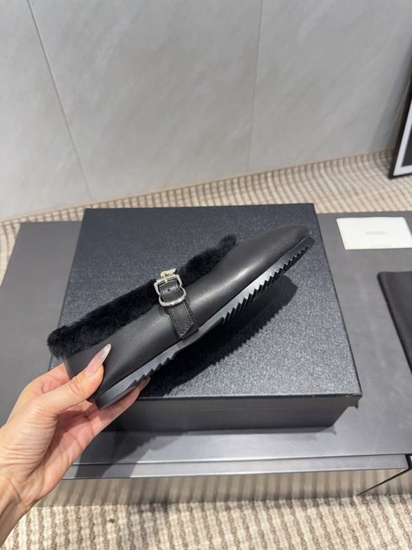 Балетки на меху зимние фото 8