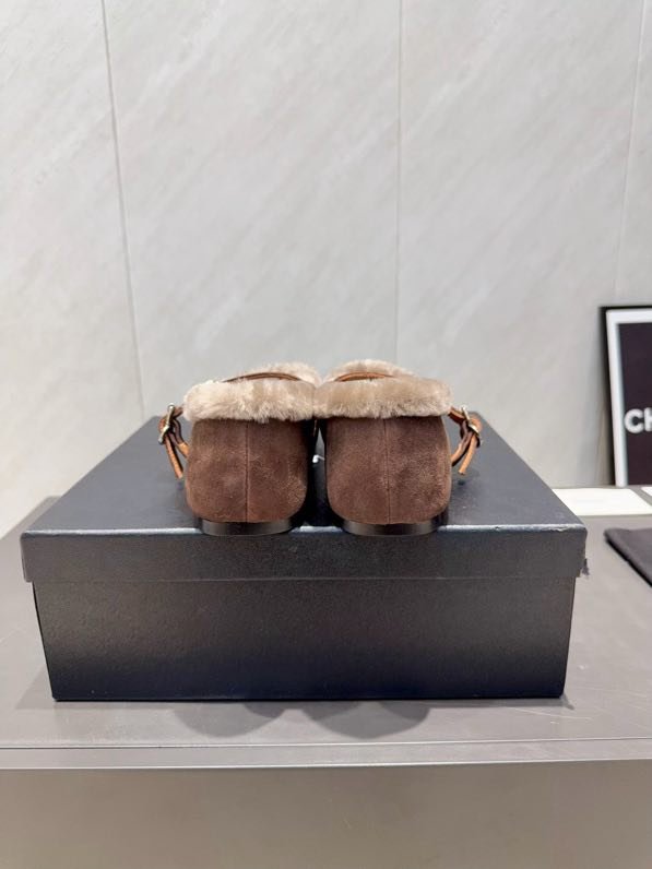 Балетки на меху зимние фото 8