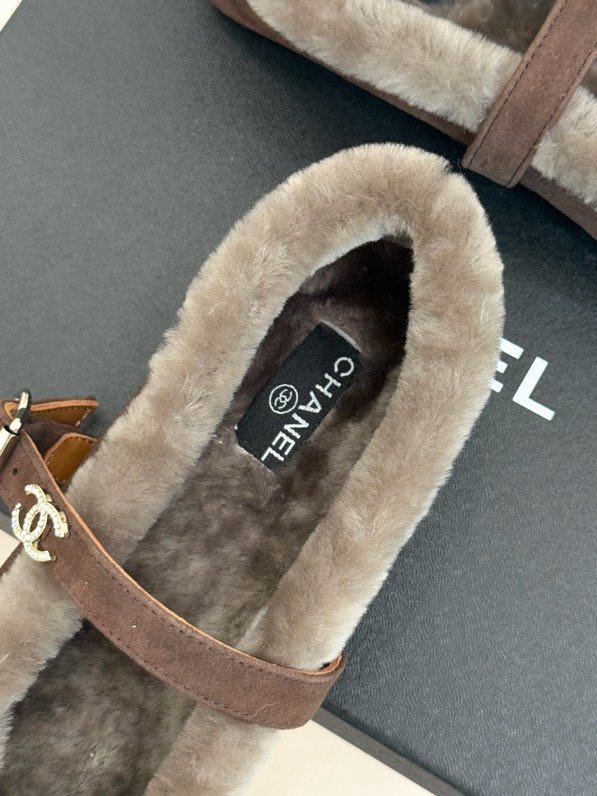 Балетки на меху зимние фото 9