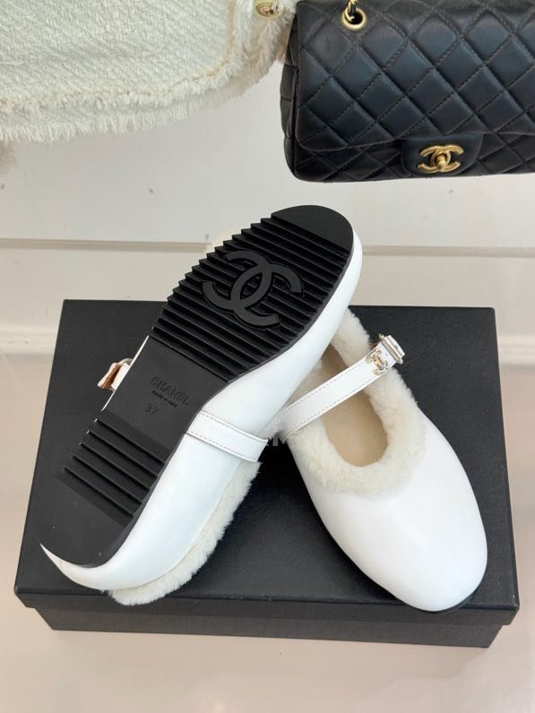 Балетки на меху зимние фото 9