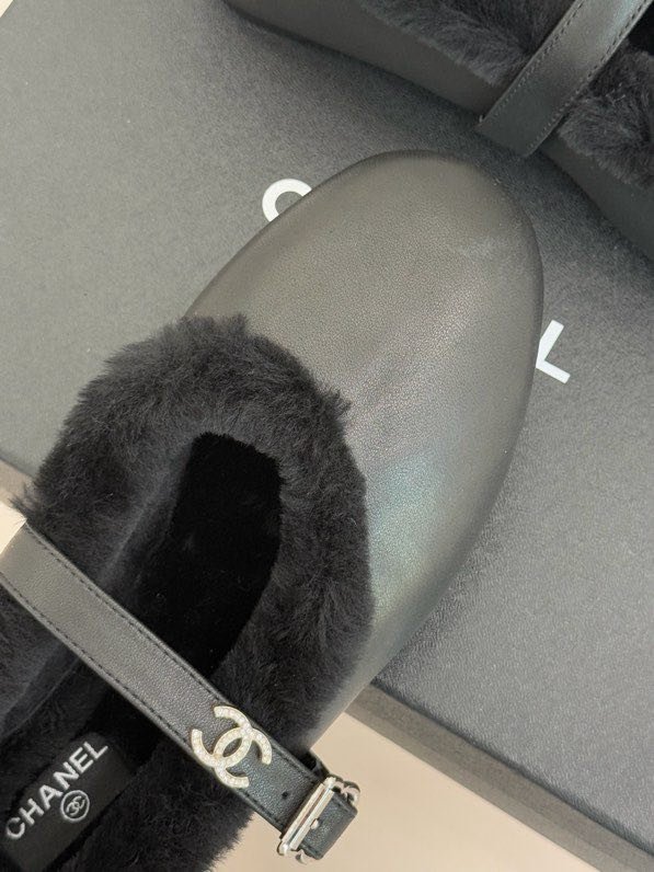 Балетки на меху зимние фото 9