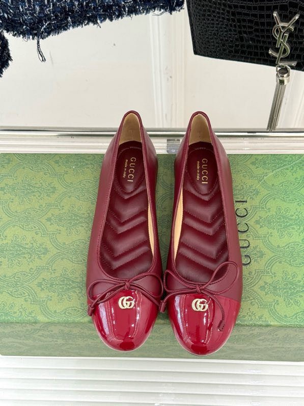 Балетки с бантом Double G