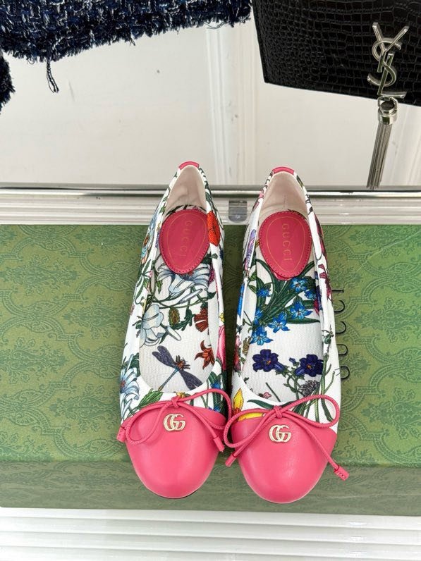 Балетки с бантом Double G