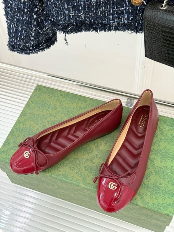 Балетки с бантом Double G фото 4