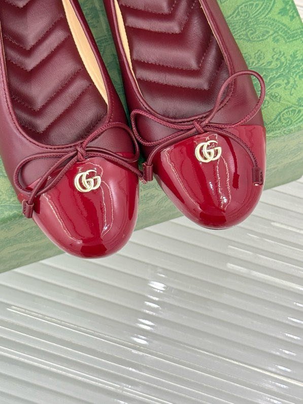 Балетки с бантом Double G фото 7