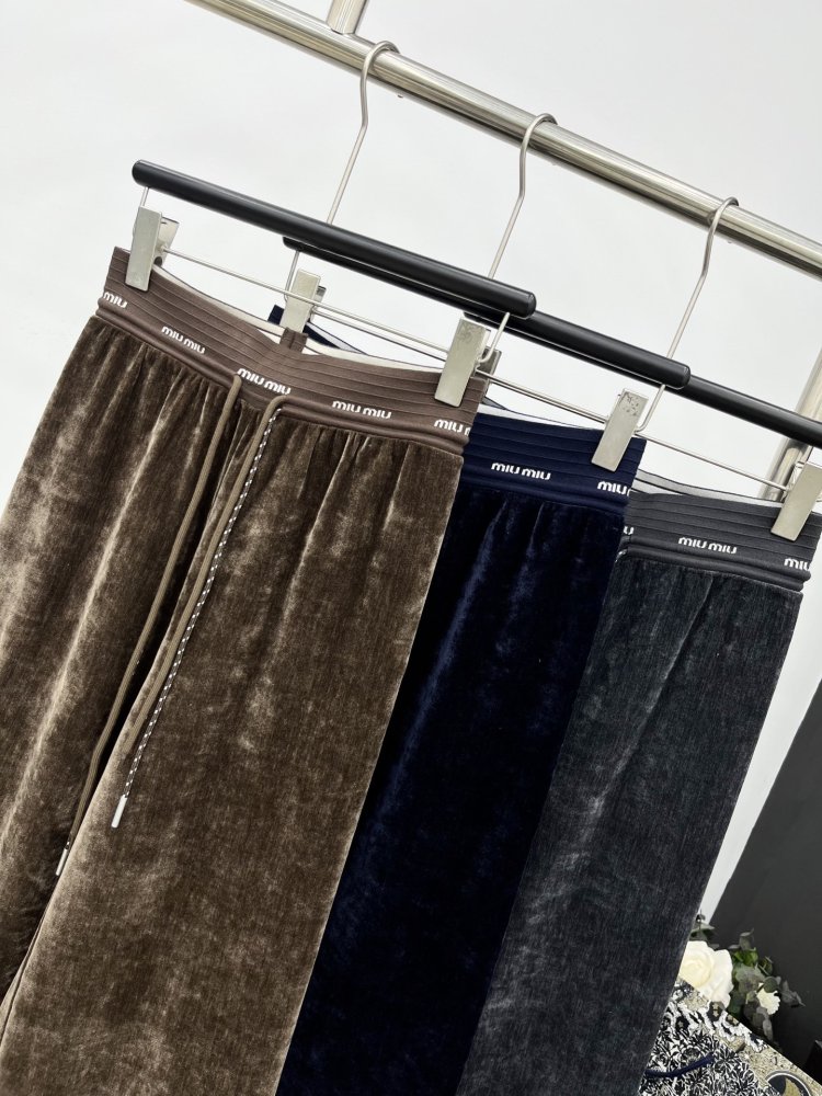 Бархарные брюки женские фото 2