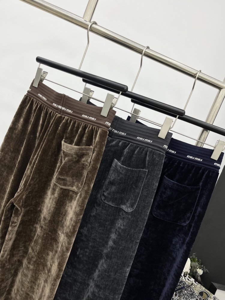 Бархарные брюки женские фото 7