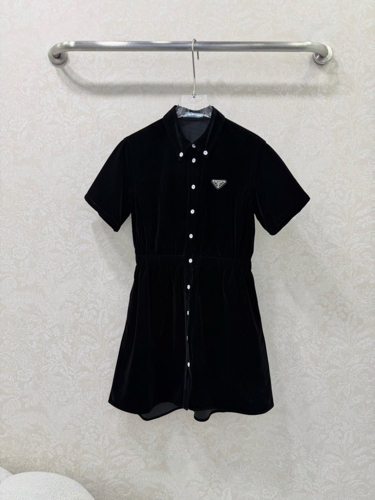 Velvet dress shirt