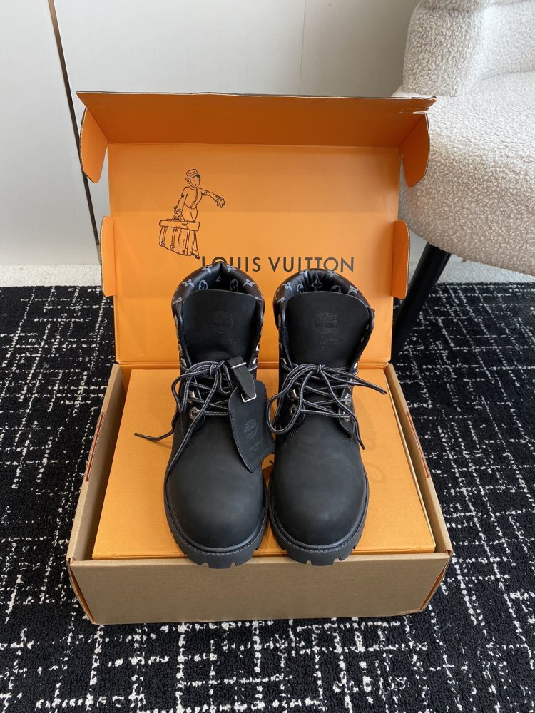Ботинки женские Louis Vuitton x Timberland