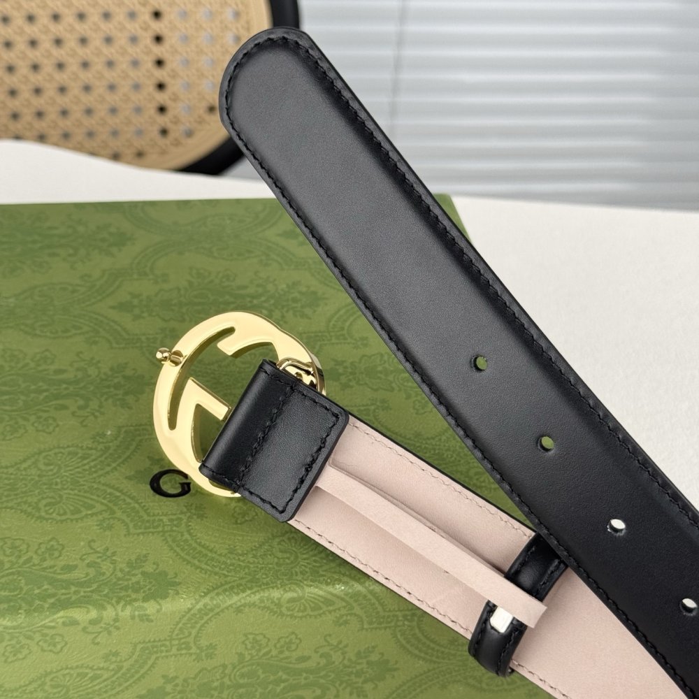 Belt leather 35 mm фото 4