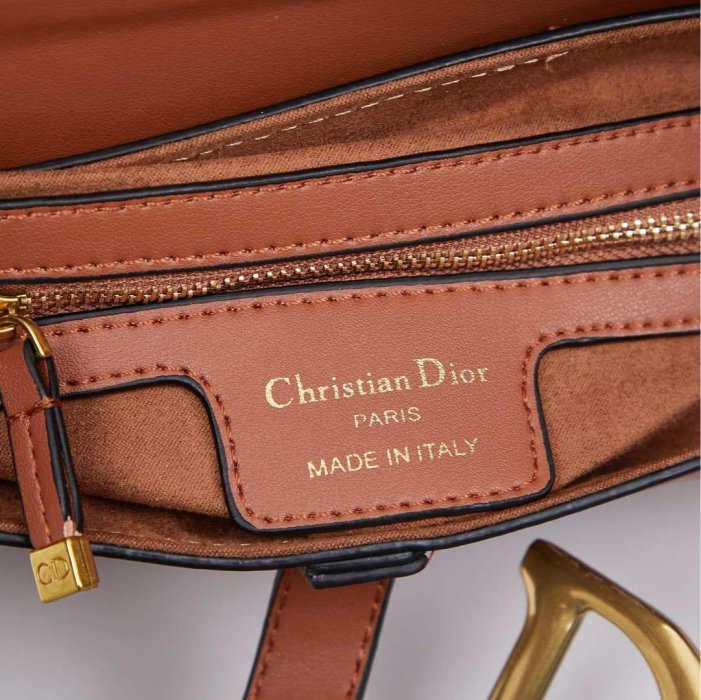 Сумка кожаная женская Dior Saddle 24 см фото 8