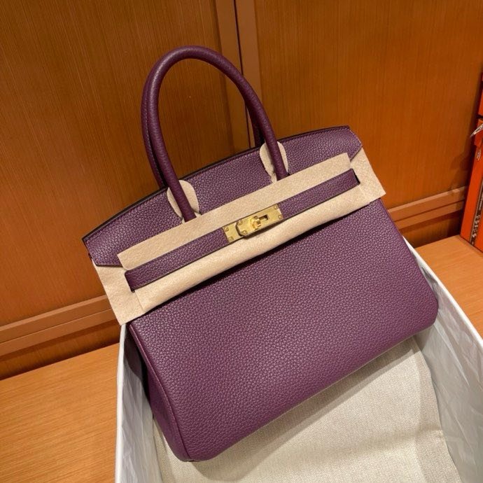 Сумка Birkin 30 в коже Togo фото 5