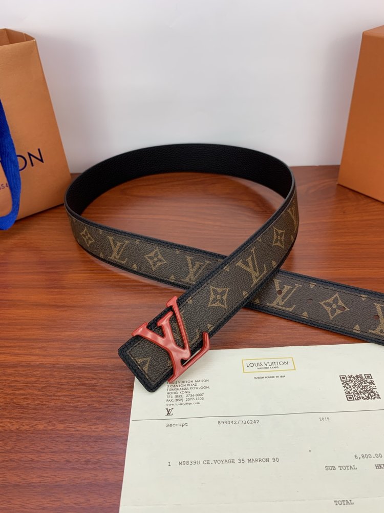 Belt leather 35 mm фото 8