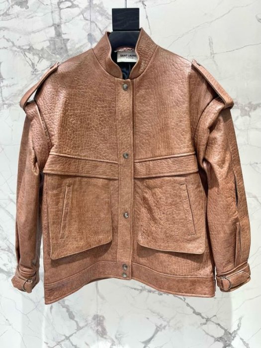 Jacket leather women's