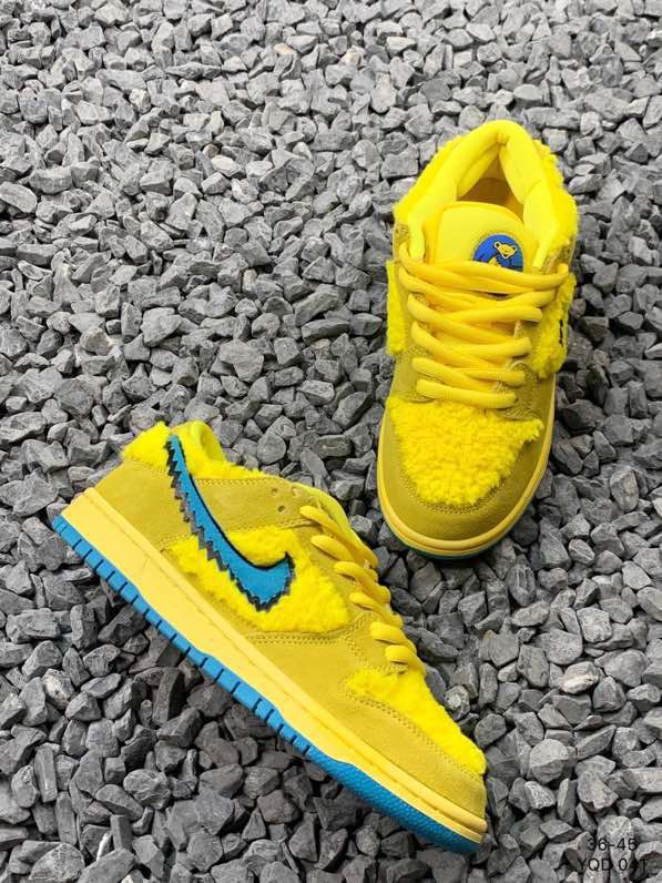 Sneakers Nike SB Dunk Low Grateful Dead Bears Yellow фото 9