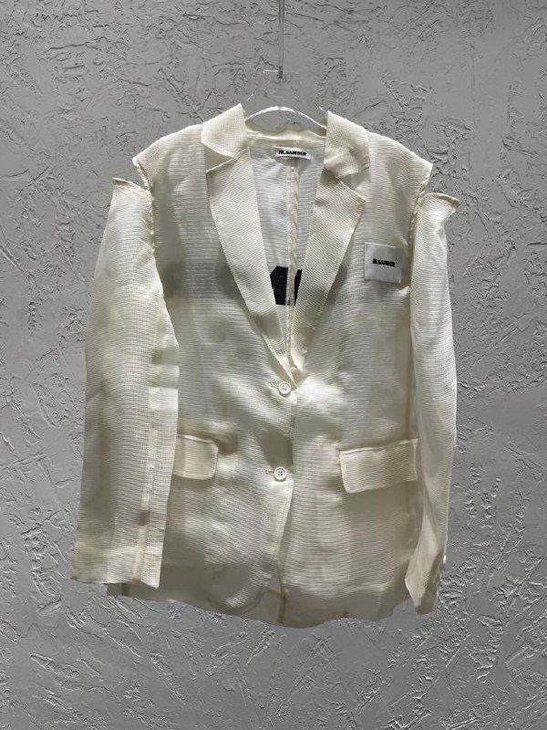 Silk white a jacket