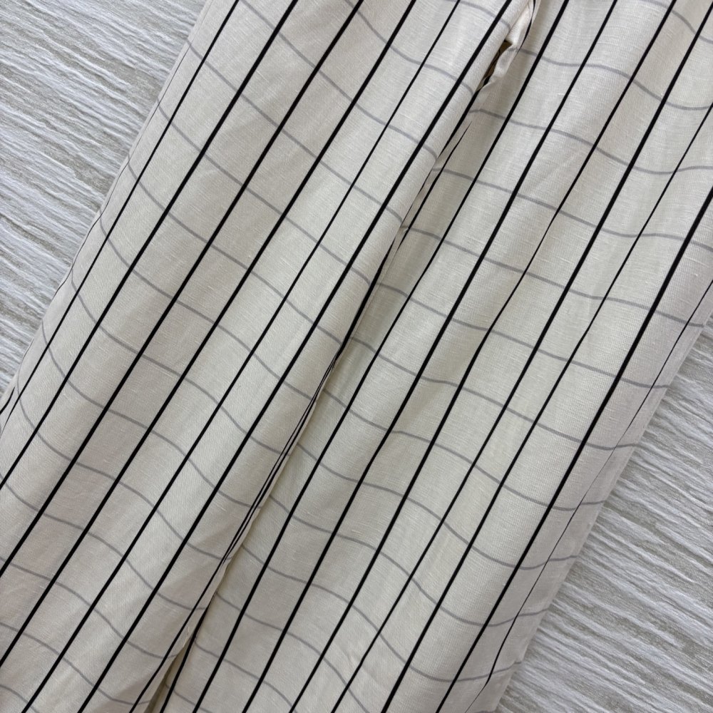 Прямі брюки з льону фото 7