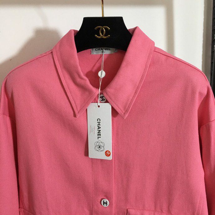 Джинсовая куртка женская, розовая фото 2