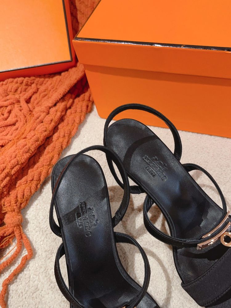 Босоніжки Hermes Glamour на підборах 7.5 см фото 9