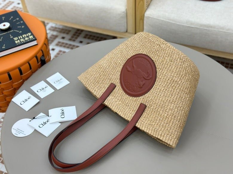 Солом'яний сумка 46 см фото 7