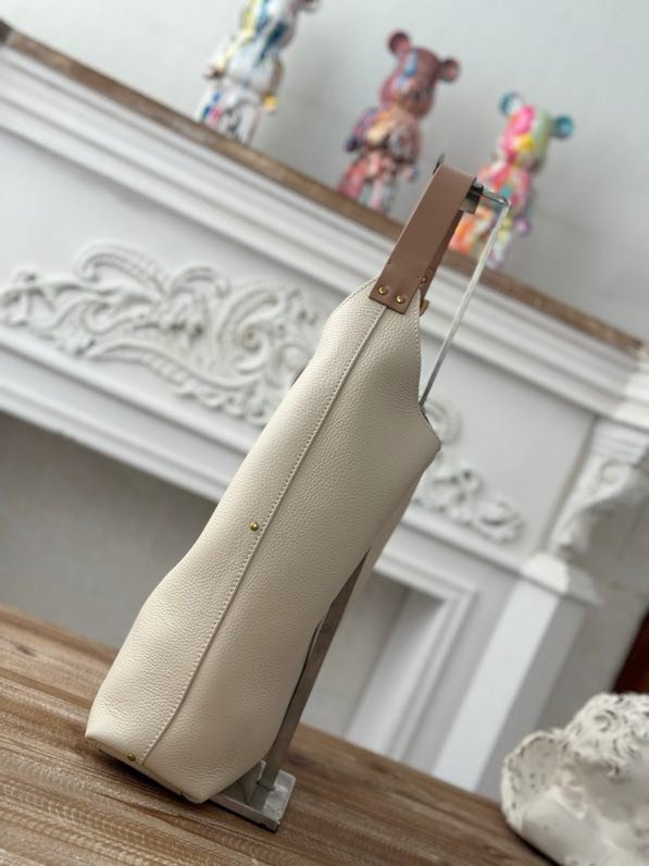 Белая сумка хобо Chloe Marcie 36 см фото 3