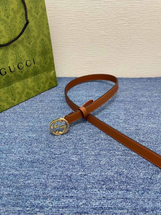 Ремінь шкіряний Gucci Signature 3.8 см фото 5