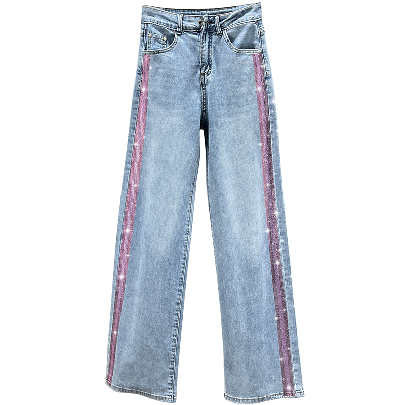 Широкі прямі джинси жіночі, весна літо фото 5