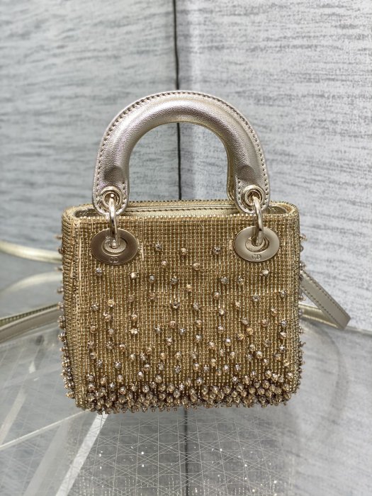 A bag women's Lady Dior Micro 12 cm фото 5
