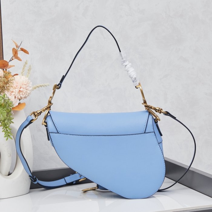 Сумка кожаная женская Dior Saddle 24 см фото 5