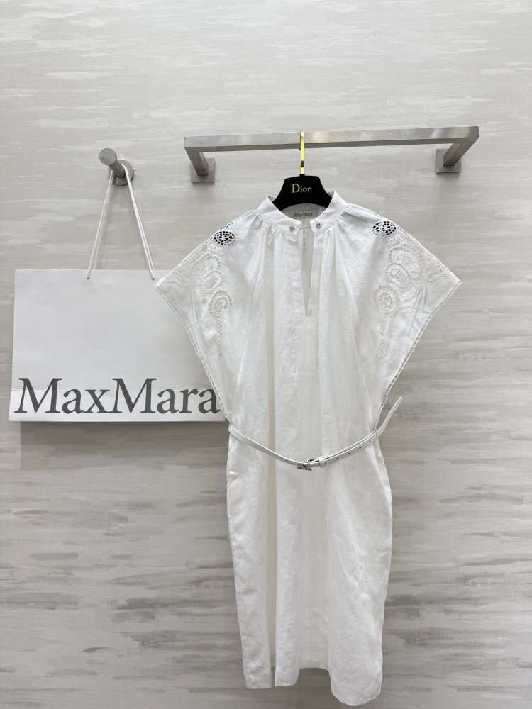 Роскошное льняное платье